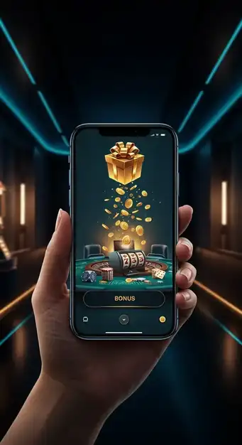 Interface des offres de bonus Fat Pirate Casino avec des icônes de coffres au trésor et de pièces d'or, illustrant les promotions disponibles pour les joueurs.